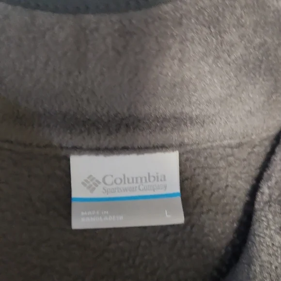 Mens Columbia snap fleece - Picture 2 of 3